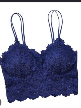 NWT Royale Blue Lace Bralette